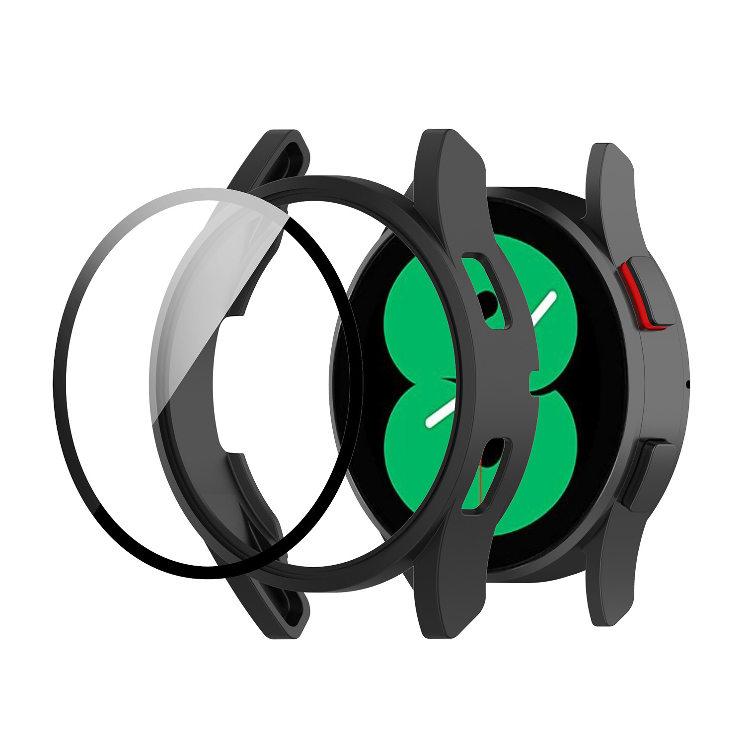 유리 + 케이스 삼성 갤럭시 시계 4 44mm 40mm - Samsung Smartwatch Accessories 리뷰 및 가격